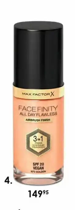 Matas All day flawless 3in1 foundation 075 Golden tilbud