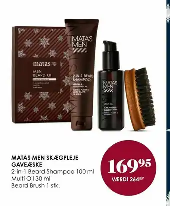 Matas men skægpleje gaveæske