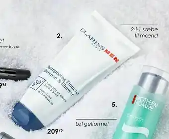 Matas Clarins men shampoo hair & body tilbud