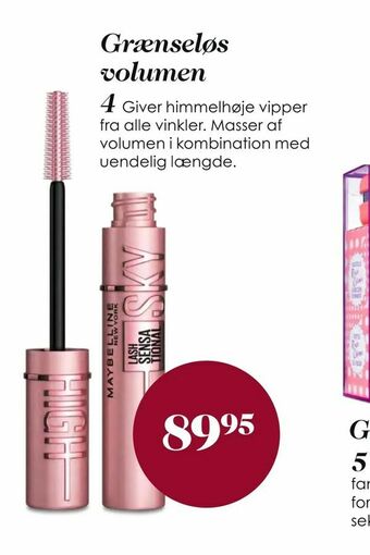 Matas Maybelline lash sensational sky high mascara tilbud