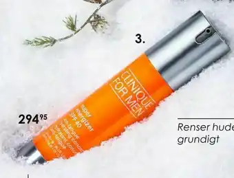 Matas Clinique for men anti-fatigue concentrate SPF 40 tilbud