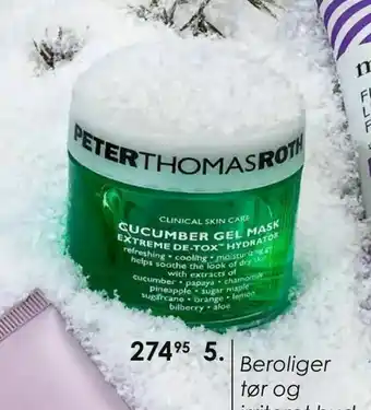 Matas Peter thomas roth cucumber gel mask tilbud