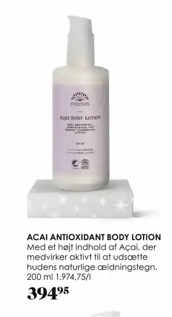 Matas Acai antioxidant body lotion tilbud