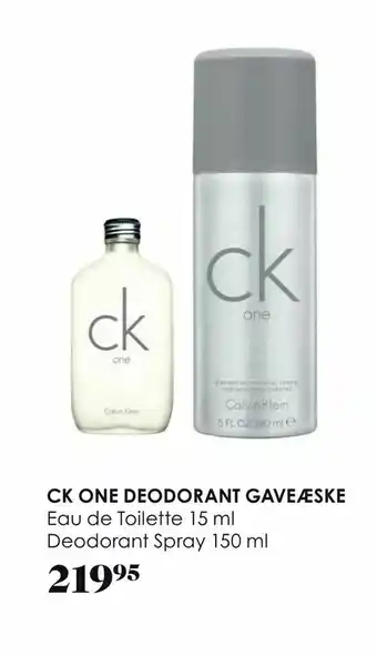 Matas Ck one deodorant gaveæske tilbud