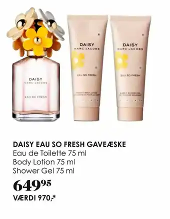 Matas Daisy eau so fresh gaveæske tilbud