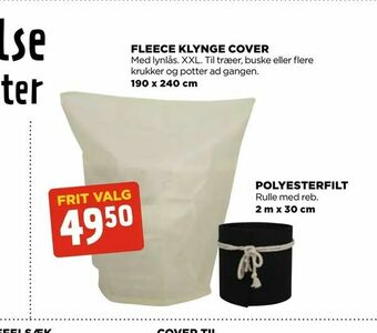 jem & fix Fleece klynge cover tilbud