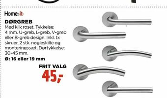 jem & fix Dørgreb tilbud