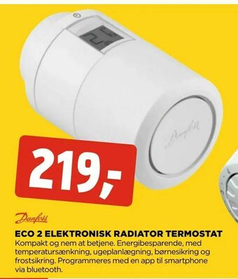jem & fix Eco 2 elektronisk radiator termostat tilbud