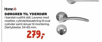 jem & fix Dørgreb til yderdør tilbud