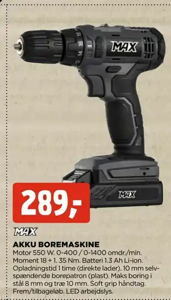 jem & fix Akku boremaskine tilbud