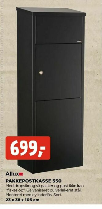 jem & fix Pakkepostkasse 550 tilbud
