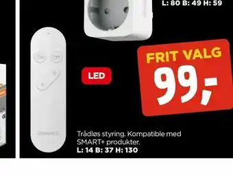 jem & fix Led-plug eller led-remote smart+ wifi tilbud