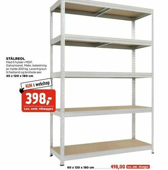 jem & fix Stålreol tilbud