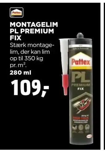 jem & fix Montagelim pl premium fix tilbud