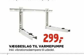 jem & fix Vægbeslag til varmepumpe tilbud