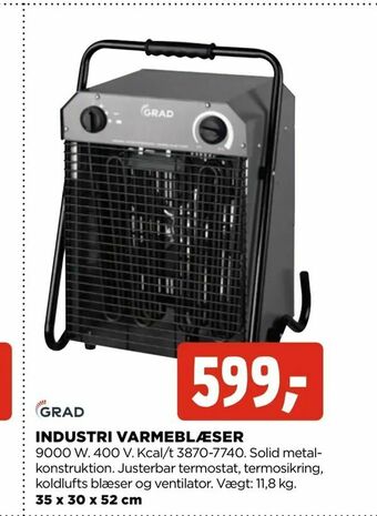 jem & fix Industri varmeblæser tilbud