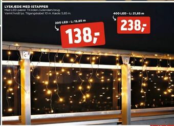 jem & fix Lyskæde med istapper tilbud