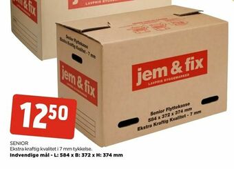 jem & fix Flyttekasser tilbud