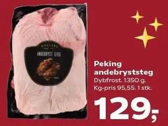 Kvickly Peking andebryststeg tilbud