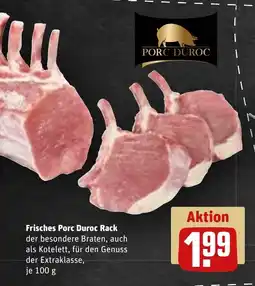 REWE Frisches porc duroc rack tilbud