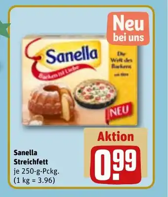 REWE Sanella streichfett tilbud