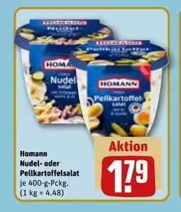 REWE DE Homann nudel- oder pellkartoffelsalat tilbud