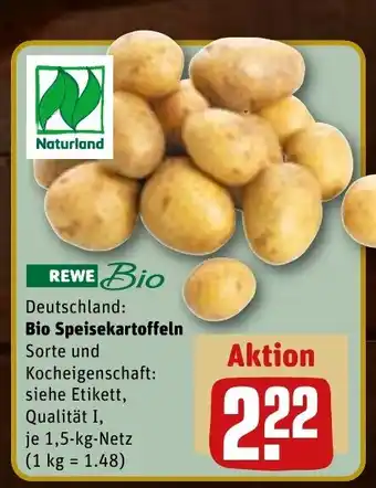 REWE Bio speisekartoffeln tilbud