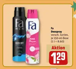 REWE Fa deospray tilbud