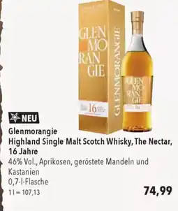 Citti Glenmorangie highland single malt scotch whisky, the nectar, 16 jahre tilbud
