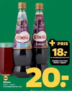Netto Ribena tilbud