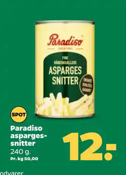 Netto Paradiso aspargessnitter tilbud