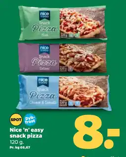 Nice 'n' easy snack pizza