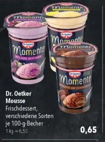 Citti Dr. Oetker Mousse tilbud