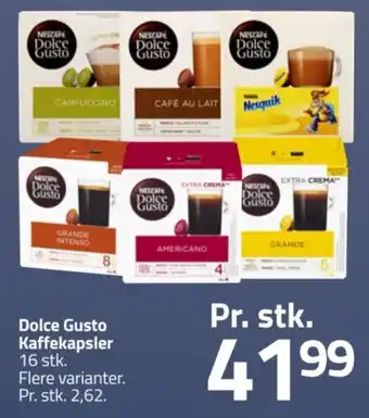 Fleggaard DOLCE GUSTO Kaffekapsler tilbud