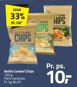 Fleggaard KETTLE COOKED Chips tilbud