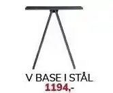 Daells Bolighus V base i stål tilbud