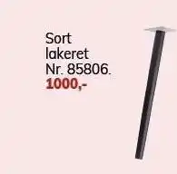 Daells Bolighus Sort lakeret tilbud