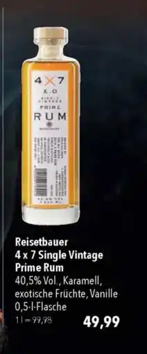 Citti Reisetbauer 4 x 7 Single Vintage Prime Rum tilbud