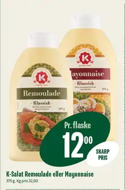 Min Købmand K-Salat Remoulade eller Mayonnaise tilbud