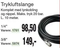 Harald Nyborg Trykluftslange tilbud