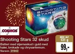 Harald Nyborg COSMOS Shooting Stars 32 skud tilbud