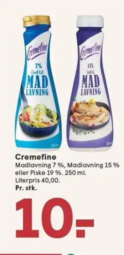 SPAR Cremefine tilbud
