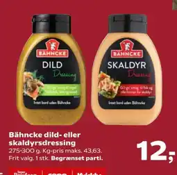 Kvickly BÄHNCKE dild- eller skaldyrsdressing tilbud