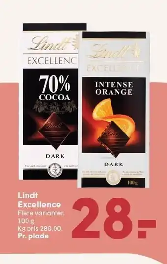 SPAR Lindt Excellence tilbud