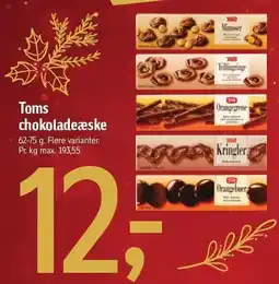 Føtex Toms chokoladeæske tilbud