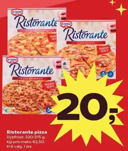 SuperBrugsen Ristorante pizza tilbud