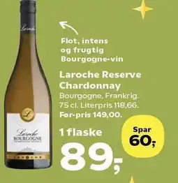 SuperBrugsen Laroche Reserve Chardonnay tilbud