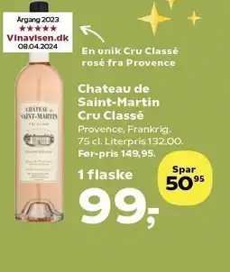 SuperBrugsen Chateau de Saint-Martin Cru Classé tilbud