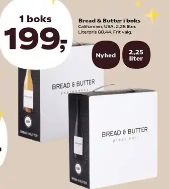 SuperBrugsen Bread & Butter i boks tilbud