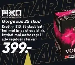 Bilka RIAKEO FIREWORKS Gorgeous 25 skud tilbud